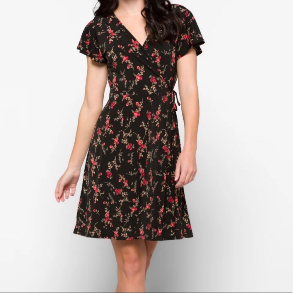 Kaileigh Kaela Faux Wrap Dress